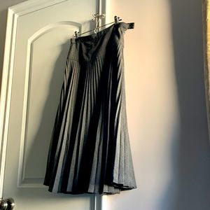 Pleated MIDI Skirt